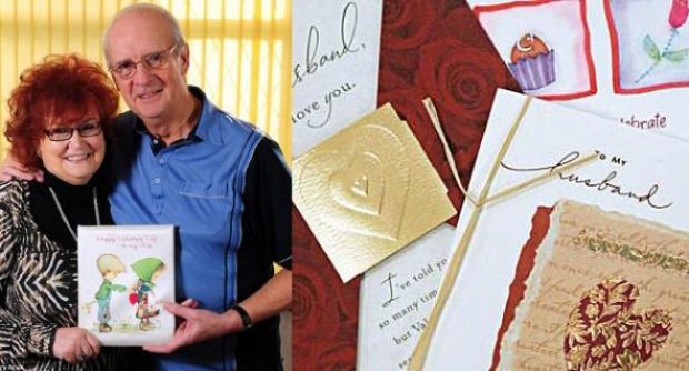 แสนโรแมนติกสามีส่งการ์ดบอกรักภรรยาใบเดิมตลอด 34 ปี