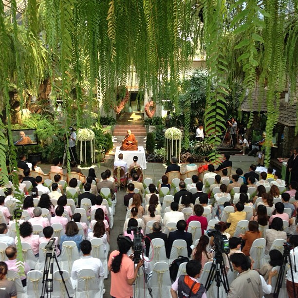 บรรยากาศงานแต่งงาน ไก่ มีสุข คิม พงศกร