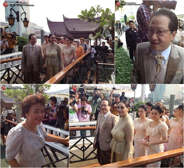 บรรยากาศพิธีมงคลสมรส ตั๊ก บงกช เจ้าสัวบุญชัย