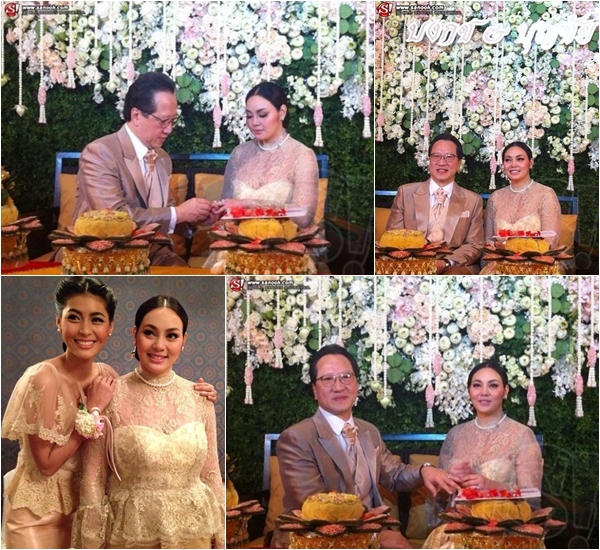 พิธีหลั่งน้ำพระพุทธมนต์และประสาทพร