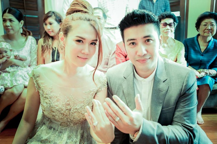 หนุ่ม กรรชัย เมย์ เฟื้องอารมณ์ สวมแหวน