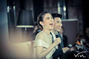 งานแถลงข่าว หนุ่ม กรรชัย และเมย์ เฟื้องอารมณ์