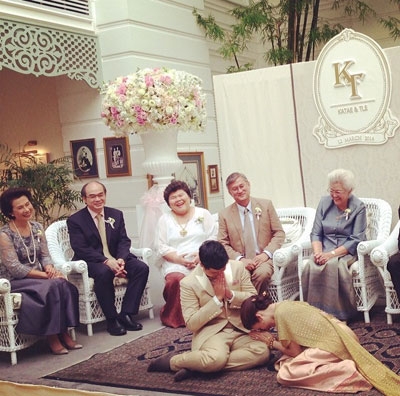 เติ้ล ตะวัน จารุจินดา แต่งงาน