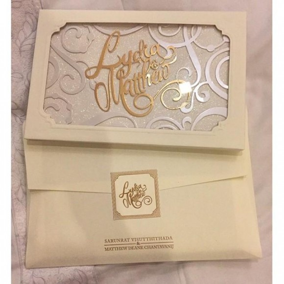 การ์ดแต่งงานลิเดีย แมทธิว