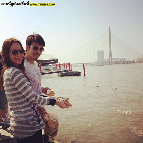 คู่รักดารา อั๋ม-อภิชาติ นัท-มีเรีย 