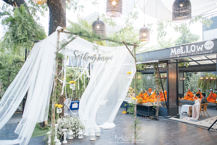 รีวิวการจัดงานงานแต่งงานในสวนที่ Mellow Garden