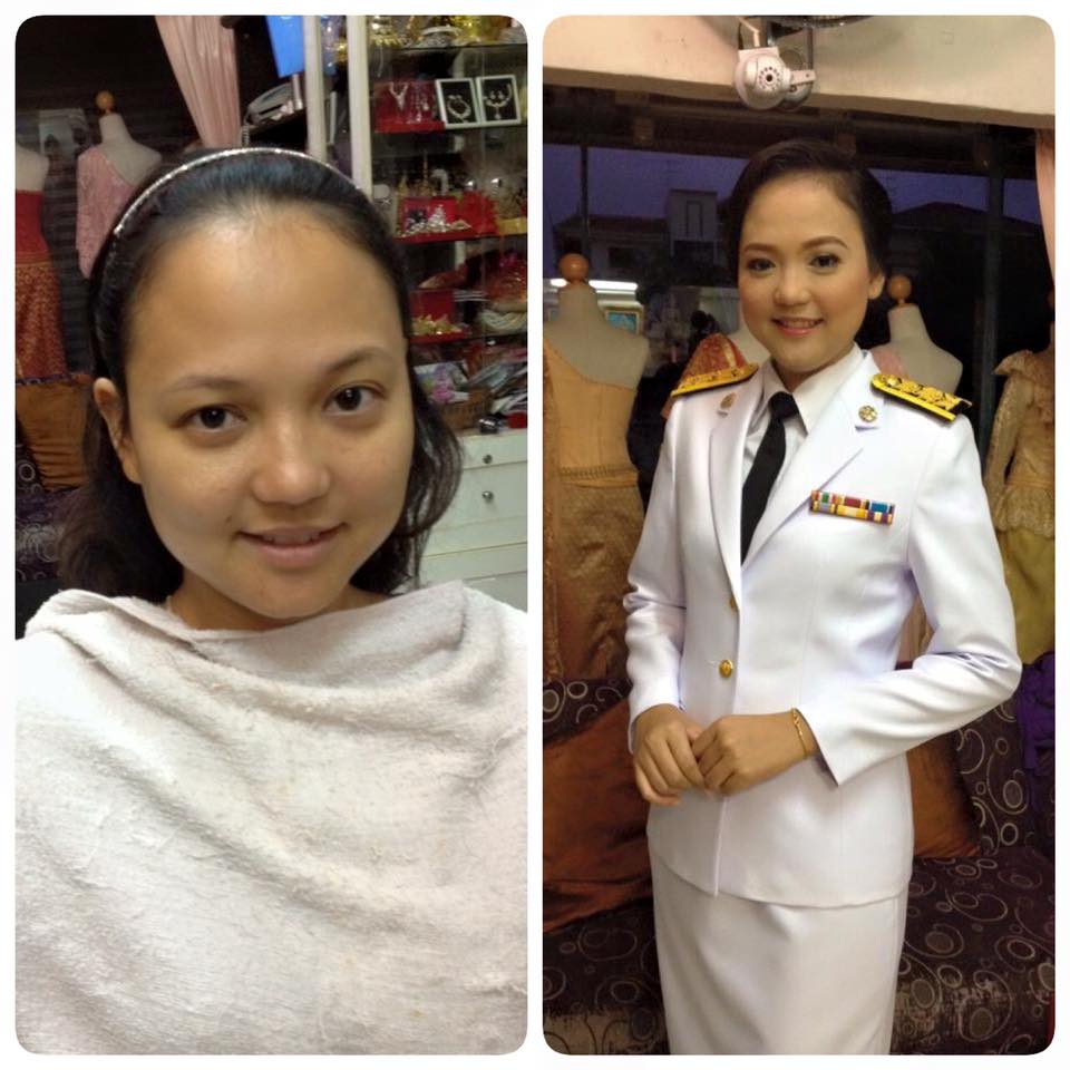 แต่งหน้ารับปริญญา แต่งหน้ารับปริญญา