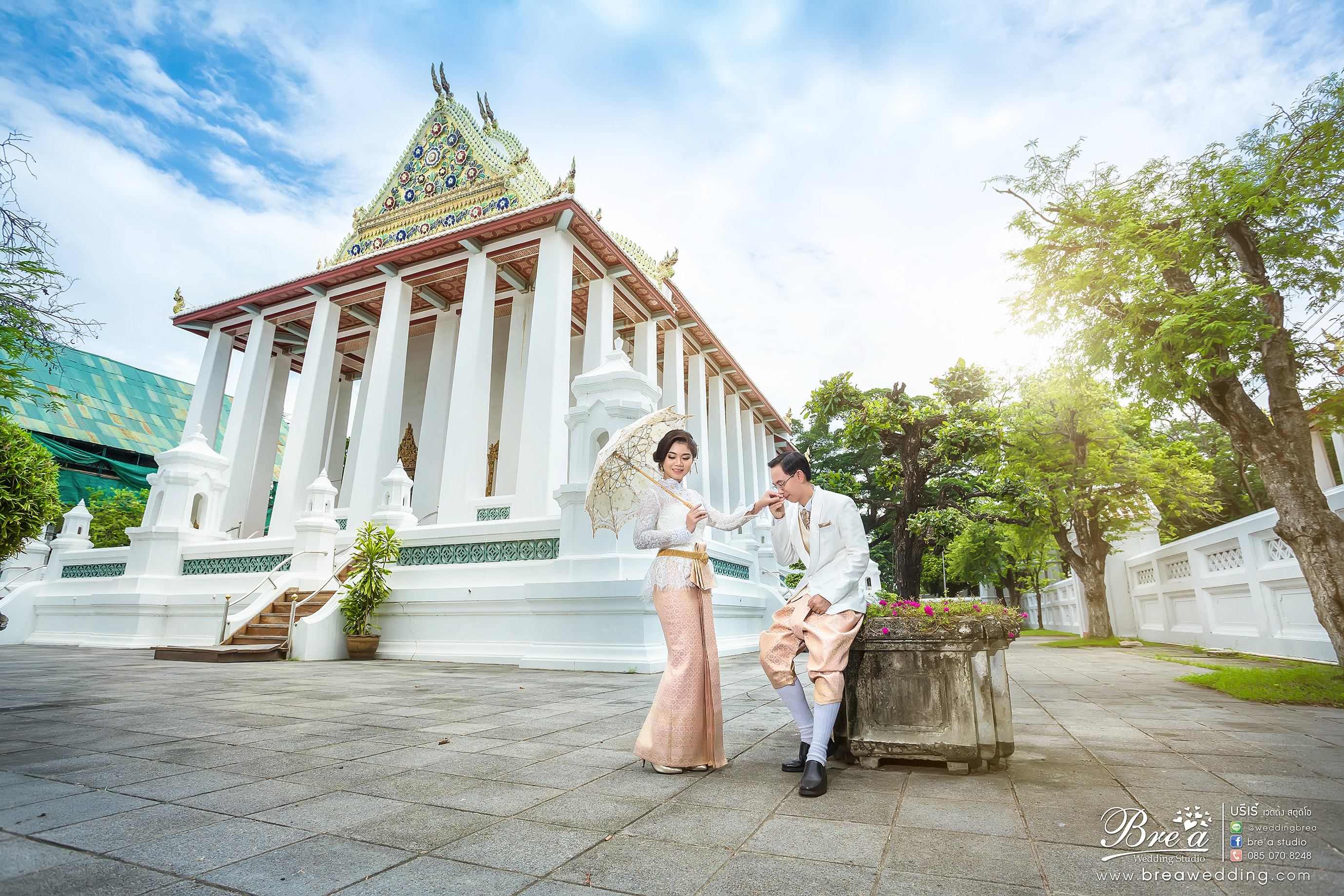 พรีเวดดิ้งที่วัด,ถ่ายรูปแต่งงานที่วัด,สถานที่ถ่ายพรีเวดดิ้งสวยๆ,แต่งงาน,ร้านเวดดิ้ง,นนทบุรี