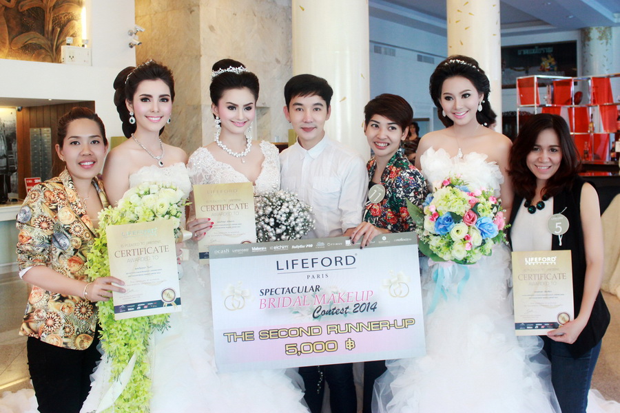 ประกวดแต่งหน้า " LIFEFORD SPECTACULAR BRIDAL MAKEUP CONTEST 2015 " , แต่งหน้าเจ้าสาว , ช่างแต่งหน้าเจ้าสาว สุโขทัย 