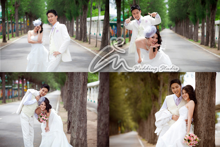 ถ่ายพรีเวดดิ้ง ชลบุรี  แต่งหน้า ทำผม เจ้าสาว ชุดแต่งงาน ชุดเจ้าสาว