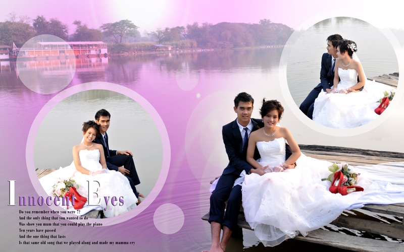 Gallery ภาพถ่าย Outdoor ของร้านกาญจนบุรีเวดดิ้ง ถ่ายที่ ถ้ำผาทาร์ซาน จังหวัดกาญจนบุรี