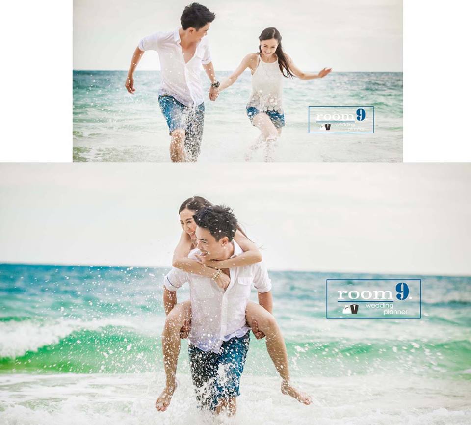 Pre Wedding on The Beach , พรีเวดดิ้ง ริมทะเล , เวดดิ้ง ชลบุรี , สตูดิโอแต่งงาน ชลบุรี
