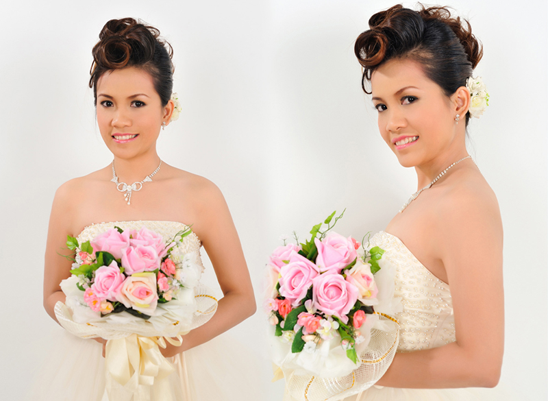 ชุดแต่งงานและแต่งหน้า, U And Me Studio @ สัตหีบ, ชุดแต่งงาน, ทรงผมงานแต่งงาน , แต่งหน้าเจ้าสาว 